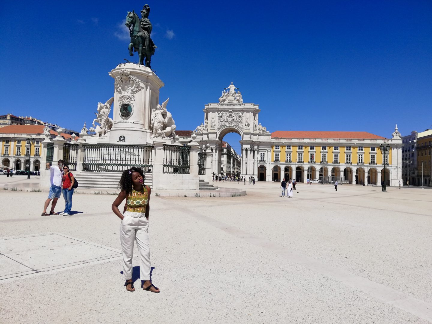 Place du commerce, Lisbonne