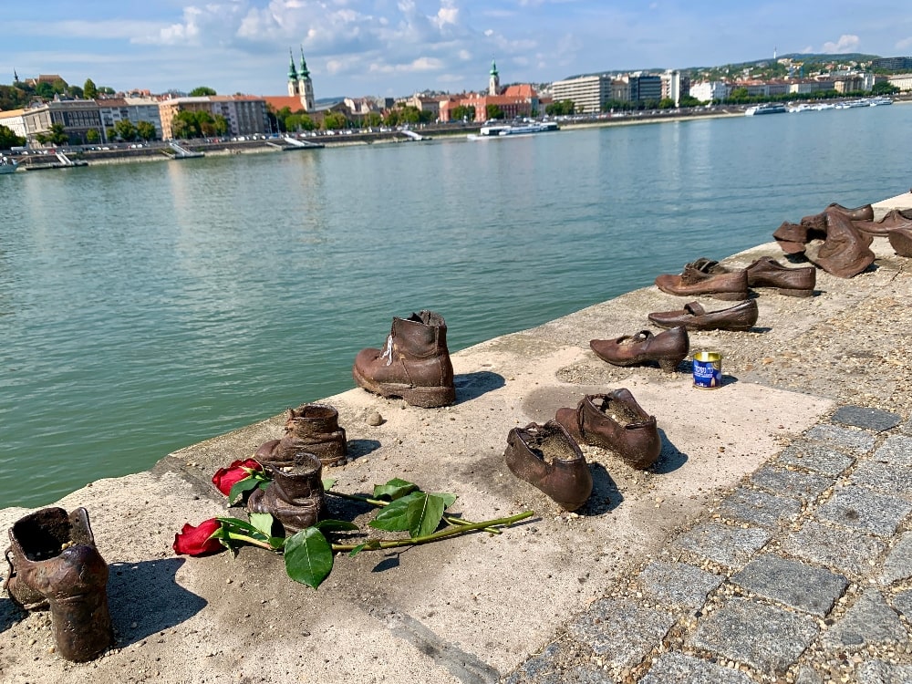 Chaussures sur le Danube, Budapest, Hongrie